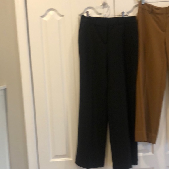Chico’s Slack’s - Pants - Dress or Office - 2 pairs size 0 or 4/6 - Black-Brown - Picture 1 of 6